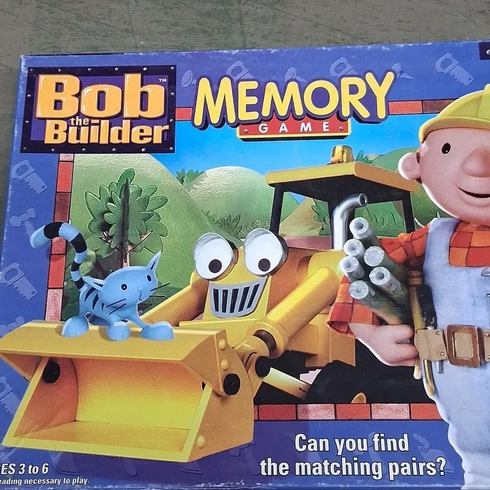 Candy‎ Land Bingo game and Bob the Builder Memory Game